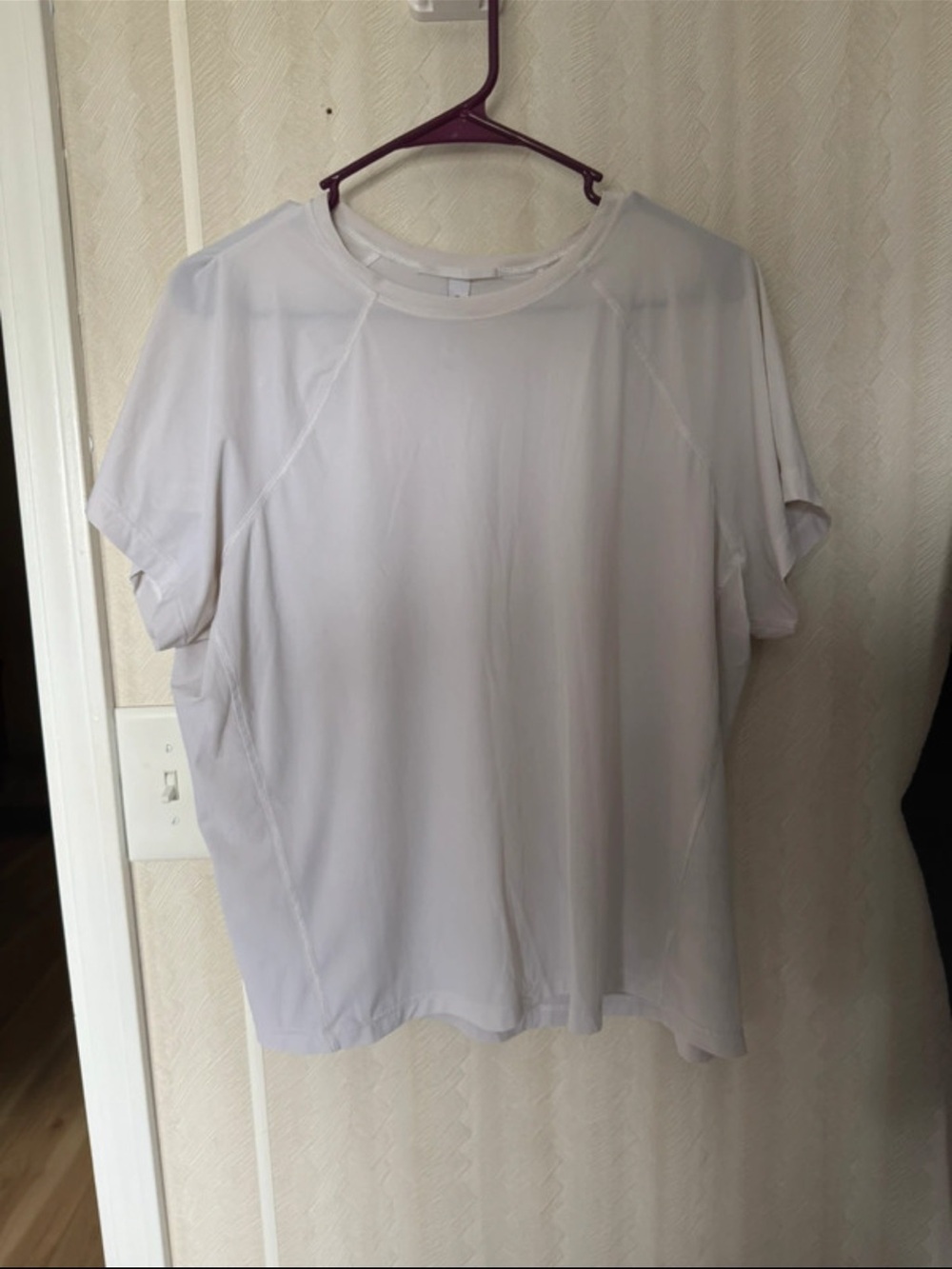 Athleta White Short Sleeve Active Tee